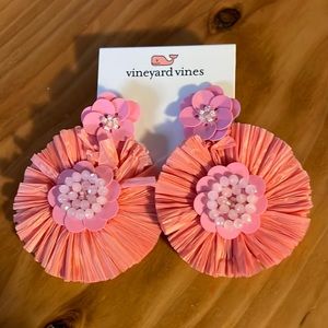 Vineyard vines raffia earring